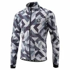 Morvelo Winter Attack Hydrologic Road Rain Jacket - Grey/White