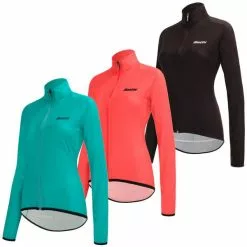 Santini Women's Nebula Puro Pocketable Wind Jacket