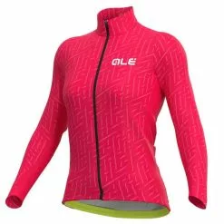 ALE Alé Women's PR/R Green Bolt Long Sleeve Jersey -Bikes Sales Store 13320706 2124898262502161