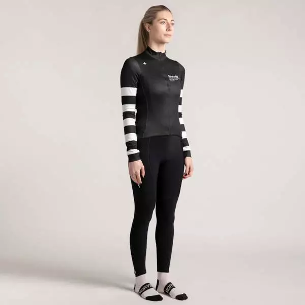 Morvelo Womens Merino Swiss Long Sleeve Jersey 2 Morvelo Womens Merino Swiss Long Sleeve Jersey - Image 2