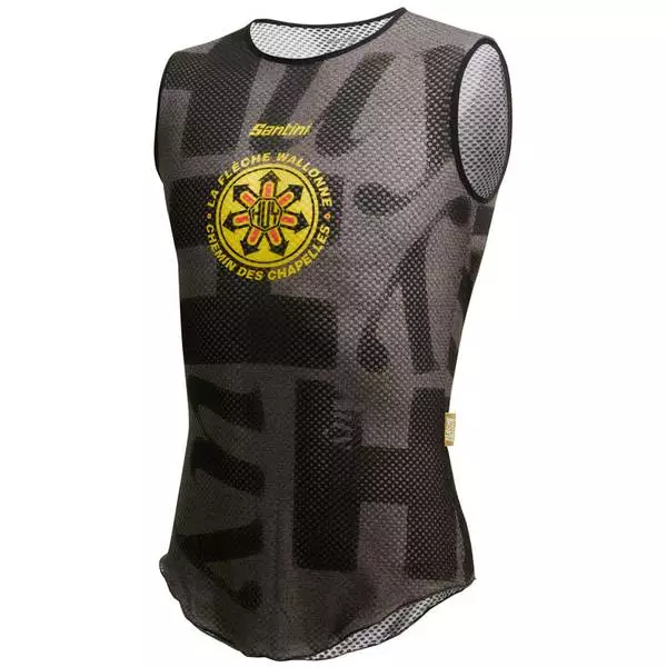 Santini Classics Collection La Fleche Wallone Sleeveless Baselayer 2 Santini Classics Collection La Fleche Wallone Sleeveless Baselayer - Image 2