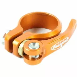 Hope Seatpost Clamp - Quick Release -Bikes Sales Store Hope QR Seat Post Clamp Seat Post Clamps Orange NotSet SCCQR30 0 0